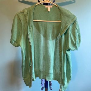 Aeropostale Large Vintage Short Sleeved Light Weight Sweater EUC